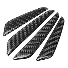 Load image into Gallery viewer, TANGSEN 4Pcs Universal Real Carbon Fiber with 2mm Twill Woven Texture Door Edge Guard Paint Scratch Bumper Protector Anti Door slam Personalized Protective Pad Sticker Cover Protective Status Film
