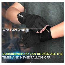 Load image into Gallery viewer, Updated 2020 Version Professional Ventilated Weight Lifting Gym Workout Gloves with Wrist Wrap Support for Men &amp; Women, Full Palm Protection, for Weightlifting, Training, Fitness, Hanging, Pull ups
