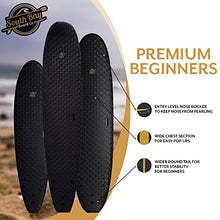 Load image into Gallery viewer, South Bay Board Co. - 7' / 8' / 9' Premium Foam Surfboards - Wax-Free Soft-Top Surfboards - Best Beginner Surfboards for Kids &amp; Adults – Fins &amp; Leash Included - Patented Heat Damage Prevention System
