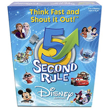 Load image into Gallery viewer, 5 Second Rule Disney Edition — Fun Family Game About Your Favorite Disney Characters — Ages 6+

