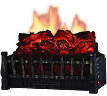 Load image into Gallery viewer, Comfort Glow ELCG251 Electric Log Heater Insert with Flame Projection 5,120 BTUs , Black
