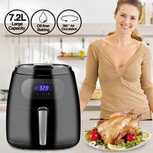 Load image into Gallery viewer, SUPER DEAL Pro 1700W Digital Air Fryer 7.6 Quart Extra Large Capacity Oven Cooker with 7 Cooking Presets Auto Shut off &amp; Timer Dishwasher Safe Parts Recipes &amp; CookBook
