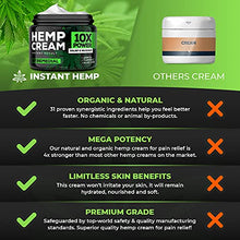 Load image into Gallery viewer, Instant Hеmp Раin Rеliеf Cream - Relieve Muscle, Joint &amp; Arthritis раin - Natural Hеmp Extract for Arthritis, Foot &amp; Back Раin - 2oz
