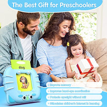 Load image into Gallery viewer, Talking Flash Cards Learning Toys: Talking FlashCards Learning Toys for 2 3 4 5 6 Year Old Boys Girls - Educational Flash Cards for Toddlers Baby - Electronic Flash Cards Toys &amp; 224 Words (Best Blue)
