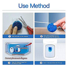 Load image into Gallery viewer, Automatic Toilet Bowl Cleaner Tablets Bathroom Toilet Tank Cleaner,Blue Toilet Bowl Bubbles,Strong Detergent Ability,Long-lasting 300 brushes,Mild Fresh Pine Scent(18 Pack)

