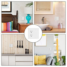 Load image into Gallery viewer, Bates- 2-Gang Combination Wall Plate, 2 Pack, 1 Duplex/1 Blank Standard Size, 2 Gang Wall Plate, Outlet Covers, Wall Plates, Outlet Wall Plate, Double Gang Wall Plate, Outlet Cover 2 Gang.

