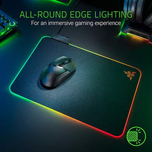Load image into Gallery viewer, Razer Firefly Hard V2 RGB Gaming Mouse Pad: Customizable Chroma Lighting, Built-in Cable Management, Balanced Control &amp; Speed, Non-Slip Rubber Base
