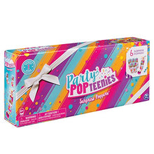 Load image into Gallery viewer, Party Popteenies – Party Pack – 6 Surprise Popper Bundle with Confetti, Collectible Mini Dolls and Accessories, for Ages 4 and Up (Styles Vary)
