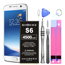 Load image into Gallery viewer, 4500mAh Galaxy S6 Battery Replacement Kit, SHENMZ Internal Li-Polymer Replacement EB-BG920ABE Battery for Samsung Galaxy S6 G920V G920A G920T G920P
