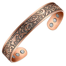 Load image into Gallery viewer, Copper Bracelet Used for Arthritis - a Pure Copper Magnetic Bracelet with 6 Magnets for Men and Women to Effectively Relieve Joint Pain

