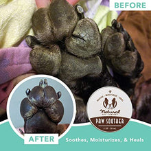 Load image into Gallery viewer, Natural Dog Company Paw Soother (2oz / 59mL Tin) | Natural, Organic, Healing Paw Pad Balm for Pets | Dog Skin Soother for Dry, Cracked, and Rough Paws | Veterinarian-Approved Paw Pad Moisturizer
