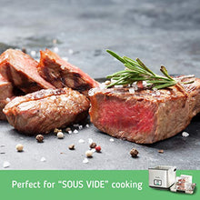 Load image into Gallery viewer, Nutri-Lock Vacuum Sealer Bags. 2 Rolls 11x50 and 8x50. Commercial Grade Food Saver Bags Rolls. Works with FoodSaver. Perfect for Sous Vide
