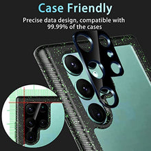 Load image into Gallery viewer, Milomdoi [4 Pack] for Samsung Galaxy S22 Ultra 5G Camera Lens Protector Cover, 9H Tempered Glass Camera Screen Protector, Case Friendly, Not Affect Flash, Perfect Night Shot Mode Design, Black
