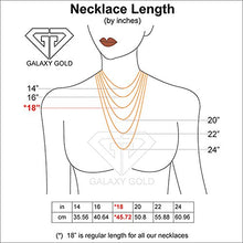 Load image into Gallery viewer, Galaxy Gold 14k White Rose Yellow Gold Necklace with 6.5 Carats Octagon-cut Natural Green Amethyst 2591 (yellow-gold, 24)
