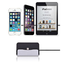 Load image into Gallery viewer, iPhone Charging Dock Station, Bebetter 8-pin Charging Dock Compatible with Apple iPhone 8, iPhone X, iPhone 7/7 Plus 6 6S Plus 5 5S Retail Packaging (Silver)
