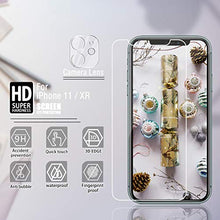 Load image into Gallery viewer, iPhone 11 Screen Protector + Camera Lens Protector by EESHELL, [2+2 Pack] Premium HD Clear Tempered Glass, Case Friendly, 9H Hardness, Anti-Bubble 3D Touch Accuracy Film for iPhone 11
