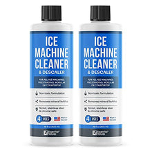 Load image into Gallery viewer, 2-Pack Ice Machine Cleaner and Descaler 16 fl oz, Nickel Safe Descaler | Ice Maker Cleaner Compatible with All Major Brands (Scotsman, KitchenAid, Affresh) - Made in USA by Essential Values
