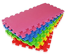 Load image into Gallery viewer, Angels 20 XLarge Foam Mats Toy ideal Gift, Colorful Tiles Multi Use, Create &amp; Build A Safe PLay Area Interlocking Puzzle eva Non-Toxic Floor for Children Toddler Infant Kids Baby Room &amp; Yard Superyard
