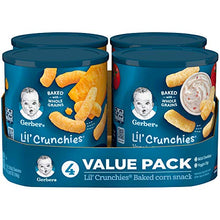 Load image into Gallery viewer, Gerber Lil' Crunchies, Cheddar and Veggie Dip, 1.48 Ounce, 4 Count
