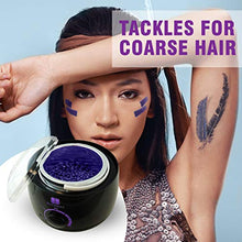 Load image into Gallery viewer, BLITZWAX Waxing Kit Hair Removal Wax Warmer Kit with Sensitive Skin Formula 14oz Lavender Hard Wax Beans for Facial Eyebrow Armpit Bikini Brazilian, Removes All Hair Types
