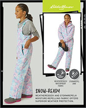 Load image into Gallery viewer, Eddie Bauer Kids' Snow Bib - Insulated Waterproof Snow Ski Pant Overalls For Boys And Girls (3-16), Size 3-4, Prism Pink
