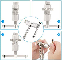 Load image into Gallery viewer, LUFFYLIVE Multi-Function Bike Mechanic Repair Kit - Chain Breaker and Chain Checker Include 3 Pairs Bicycle Missing Link for 6, 7, 8 Speed Chain, Reusable
