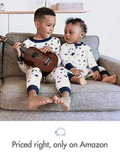 Load image into Gallery viewer, Moon and Back by Hanna Andersson Baby Snap Front One-Piece Organic Cotton Long Sleeve Romper with Cap Set, Heather Gray, 3-6 months
