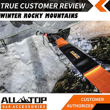Load image into Gallery viewer, ALL-TOP Nylon Recovery Kit with Hitch Receiver: 3" x 20' (35,000lbs) 100% Nylon Santch Strap + 2" Shcakle Hitch Receiver + 3/4 HD Shackles (2pcs) with Isolator + Storage Bag
