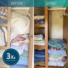 Load image into Gallery viewer, Space Saver Storage Bags for Clothes - No Vacuum 10-pack Large &amp; Jumbo Rolling Compression Packing Bags, Gain 300% More Space for Travel Camping RV Trailer, Small Closets by Acrodo
