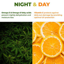 Load image into Gallery viewer, O Naturals Vitamin C Gel Face Serum Brightening Hydrating Moisturizing Organic Hemp Oil Hyaluronic Acid Spot Corrector Anti-Aging Repair Wrinkles Acne Dark Circles Sun Damage Men &amp; Women 1.7oz

