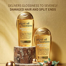 Load image into Gallery viewer, OGX Renewing + Argan Oil of Morocco Penetrating Hair Oil Treatment, Moisturizing &amp; Strengthening Silky Hair Oil for All Hair Types, Paraben-Free, Sulfated-Surfactants Free, 3.3 fl oz
