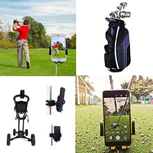 Load image into Gallery viewer, UEVERHI Adjustable Golf Cell Phone Holder Clip, Record Golf Swing Training |Works with Golf Cart or Push Cart,Golf Club,Flag Pole
