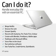 Load image into Gallery viewer, HP 15-Inch FHD Laptop, 10th Gen Intel Core i5-1035G1, 8 GB RAM, 256 GB Solid-State Drive, Windows 10 Home (15-dy1036nr, Natural Silver)
