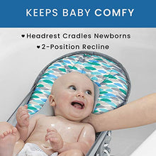 Load image into Gallery viewer, Delta Children Baby Bather Includes 2 Reclining Positions, Grey Tide
