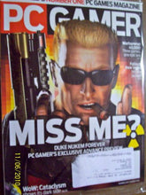 Load image into Gallery viewer, PC Gamer Holiday 2010 Duke Nukem Forever Warhammer Fallout: New Vegas WOW: Cataclysm
