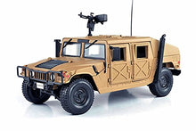 Load image into Gallery viewer, Maisto Hummer Humvee, Sand 34974 - 1/27 Scale Diecast Model Military Vehicle
