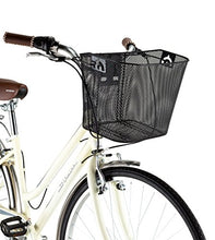 Load image into Gallery viewer, Schwinn Wire Basket for Bikes with Quick Release, Black
