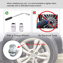 Load image into Gallery viewer, YITAMOTOR Lug Nut 12x1.5 Mag Seat Chrome, 20Pcs M12x1.5 Hex 21mm (13/16'') 1.46" x 1.18'' Wheel Lug Nuts with Washer Compatible with Camry Tacoma Avalon Sienna Highlander Corolla Prius Venza Lexus
