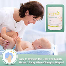 Load image into Gallery viewer, wegreeco 100% Bamboo Unscented Diaper Liners,Fragance Free and Chlorine Free - 100 Sheets Per Roll ( 1 Roll, Bamboo)
