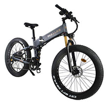 Load image into Gallery viewer, WALLKE W X3 Pro Electric Bike Mountain Bike 750W Ebike 26-inch Fat Tire Snow Bicycle, 28MPH Adults Ebike with Removable 48V 14AH Samsung Lithium Battery,Professional 8 Speed Gears
