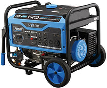 Load image into Gallery viewer, Pulsar PG10000B16 Portable Dual Fuel Generator-8000 Rated 10000 Peak Watts-Gas &amp; LPG Electric Start-Switch-&amp;-Go Build in, RV Ready-CARB Compliant, 10, 000W, Black
