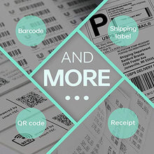 Load image into Gallery viewer, Shipping Label Printer, Barcode Printer, 4''×6'' Label Printer-Compatible with USPS FedEx, Amazon, Ebay, Etsy, Shopify, etc-Great for Labeling, Filing, Mailing, Barcodes-Windows System &amp; Mac
