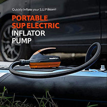 Load image into Gallery viewer, Aleur Explorer Inflatable Stand Up Paddle Board W Premium SUP Accessories Electric pump &amp; Backpack, Non-Slip Deck, Leash, Paddle and Hand Pump | Elegant, Fun, Portable,Versatile (Pastel+Electric pump)
