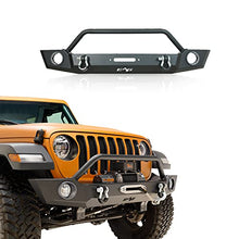 Load image into Gallery viewer, EAG Heavy Duty Front Bumper Offroad with Fog Light Housing Fit for 18-22 Wrangler JL
