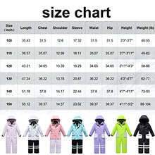 Load image into Gallery viewer, Boys/Girls Ski Suits One-piece Skiwear Windproof Waterproof Snow Wear Overalls Snowboarding Jacket for Kids
