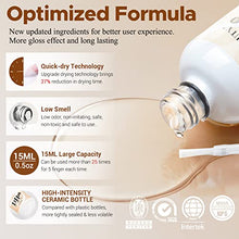 Load image into Gallery viewer, 5+3 Pcs Dipping Powder Liquid Set- 15ml Large Capacity Dip Powder Base &amp; Top, Bond, Activator, Brush Saver for Dip Powder Nail Kit No Nail Lamp Needed (0.5oz)
