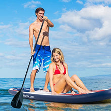 Load image into Gallery viewer, Goplus Inflatable Stand up Paddle Board iSUP Cruiser 6" Thickness iSUP Package w/3 Fins Thuster, Adjustable Paddle, Pump Kit and Carry Backpack (Stars and Stripes, 11 FT)
