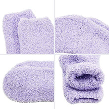 Load image into Gallery viewer, Zando Women's Winter Fuzzy Warm Crew Sock Microfiber Cozy Sleeping Plush Socks Thick Fluffy Slipper Sock Casual Super Soft Home Sock 5 Pairs Rainbow Solid One Size
