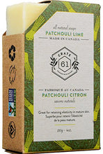 Load image into Gallery viewer, Crate 61 "For Him" Soap 6-Pack Box Set, 100% Vegan Cold Process Bar Soap, scented with premium essential oils and natural flavors, for men and women, face and body, alpine &amp; spice, eucamint, tango mango, oatmeal shea, patchouli lime, activated charcoal
