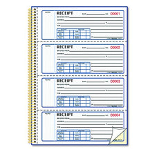 Load image into Gallery viewer, Rediform Gold Standard Carbonless 2 3/4 x 7 Inch Money Receipt Book (8L810)
